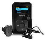 SANDISK Reproductor MP3 Radio FM Sansa Clip+ 8 GB - negro